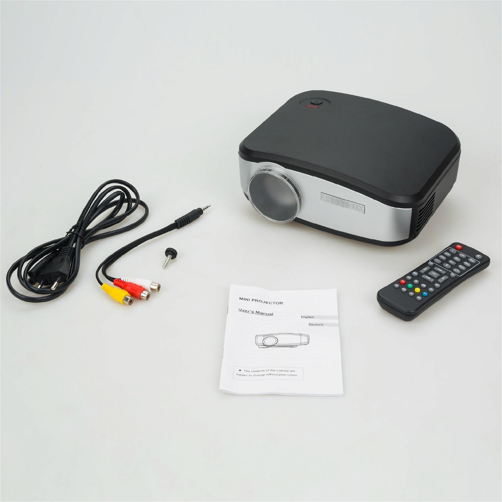 Cheerlux C6D with DVB-T2 mini projector for home entertainment 5