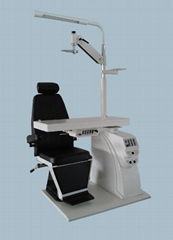 Ophthalmic stand with chair