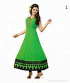 Fancy Designer Green Long Kurti