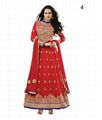 Fancy Long Red Salwar kameez