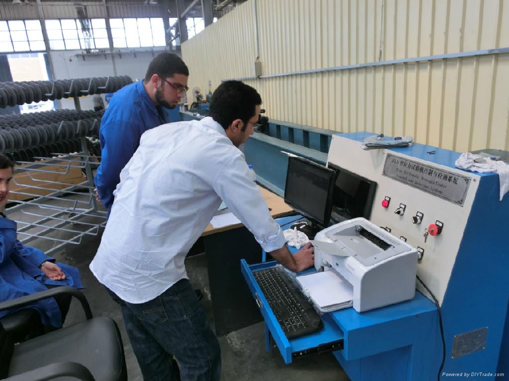 Tensile testing machine(silicon rubber insulator) 2