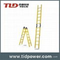 Fiberglass folding ladder