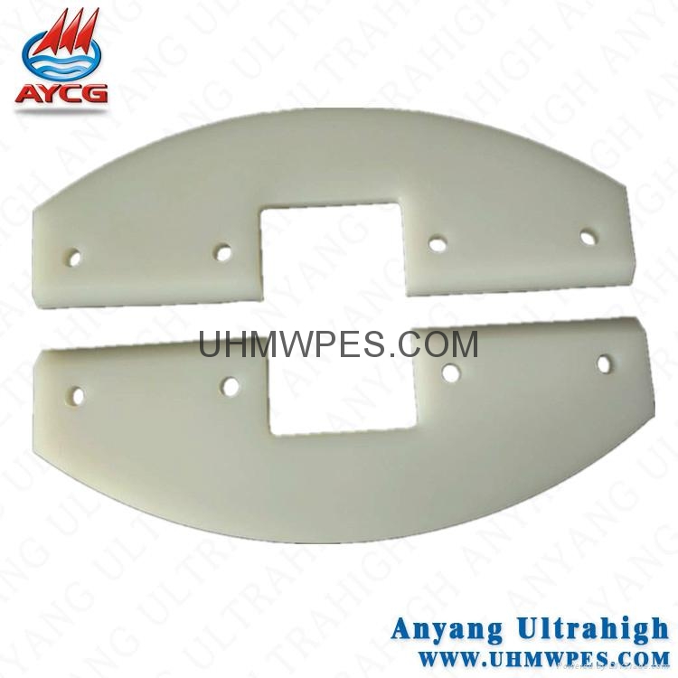 wear resistant and selflubricating uhmw drag conveyor flights plastic