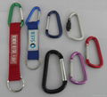 Custom Logo Of Lanyards Carabiner keychain