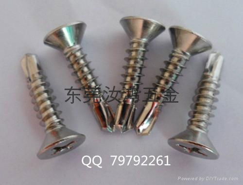 flat head self drilling screw 410/304stainless steel 2