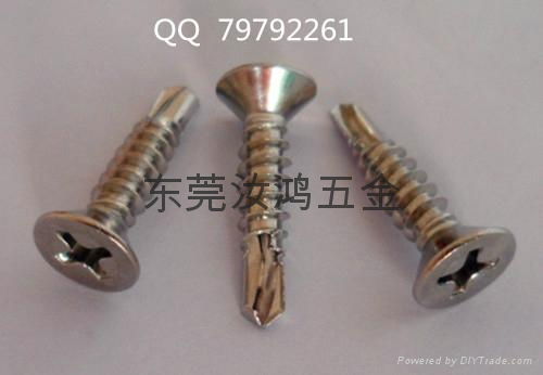 flat head self drilling screw 410/304stainless steel 3