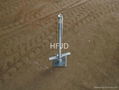 Solid Screw U-Head Scaffolding Base Jack