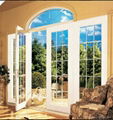   Arched PVC Window with grills design 3