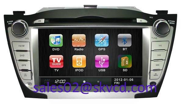 Hyundai IX35 Car DVD Player with GPS Navigation