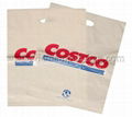 Die cut handle plastic bag