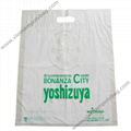 Die cut handle plastic shopping bag 4