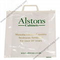 Hard loop handle plastic shopping bag 3