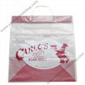 Hard loop handle plastic shopping bag 5