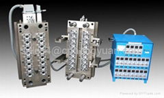 16 cavities preform mould with hot runner system