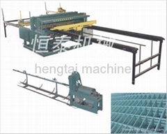 Numerical control welding fence row machine