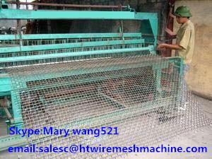 Semi-Automatic Diamond Mesh Machine