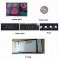 CE/CB approval 4 burner LED display touch control built in electric cooker  2