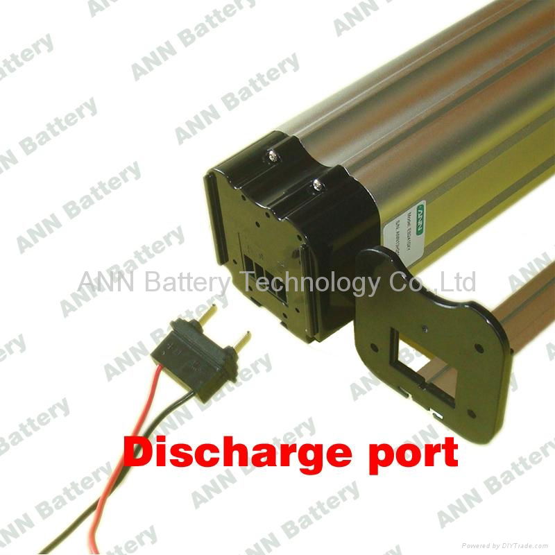 electric bicycle battery 24v 10ah sliver fish type EB2410XY LiFePO4 battery 3