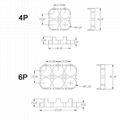 21700 4P/6P battery holder