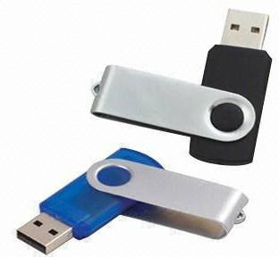 Durable Promotional Swivel USB Flash Drives, 100pcs OEM and ODM Orders Welcomed