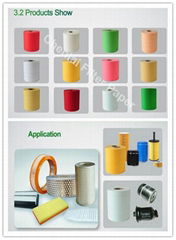 Wood Pulp Oil Filter Paper for Car