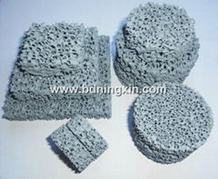Silicon Carbide Ceramic Foam Filter for iron castings 