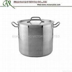 High quality heavy stainless steel stock pot