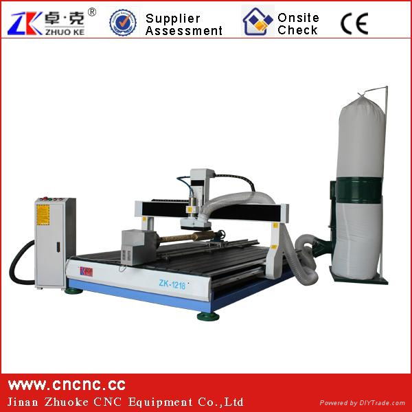 Cheap Table Model 4 Axis CNC Engraving Machinery for Advertisement  1218