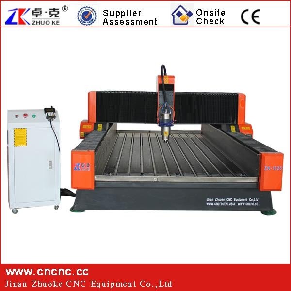 4*8ft Heavy Duty DSP Stone CNC Engraving Router with Servo Motor  ZK-1325