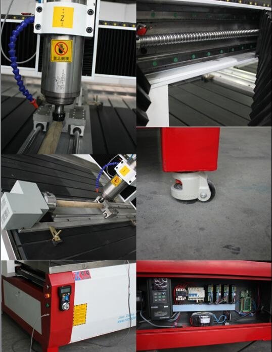 Cheap 4 Axis CNC Advertising Machine with Mach3 Control Systme  4