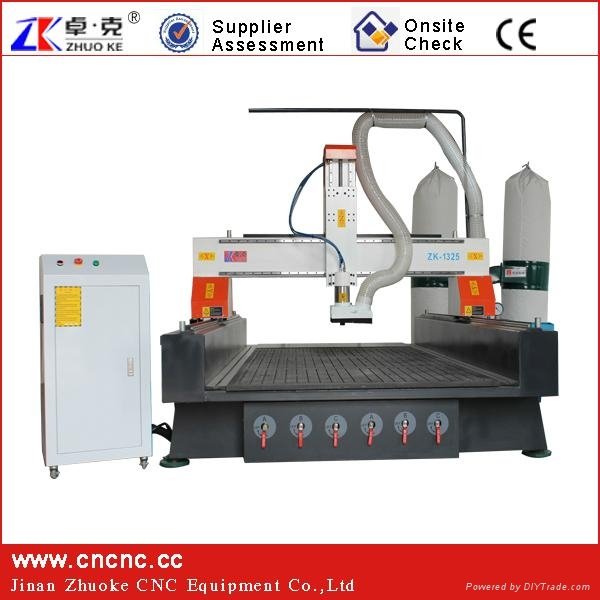 500MM Z Axis Woodworking CNC Machine with Vacuum Table and Dust Collector  2