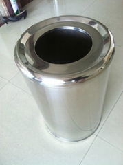 NO-204 stainless steel trash bin