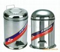 NO210 stainless steel pedal bin 1
