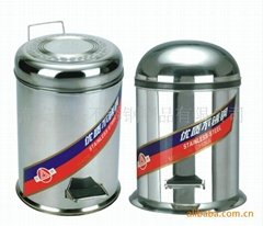 NO210 stainless steel pedal bin