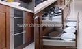 Birch solid wood kitchen cabinet 2