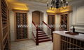 Solid wood wine cellar