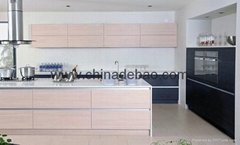 Particle board kitchen cabinet