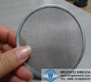 Woven wire mesh double layer filter disc 2