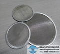 Woven wire mesh double layer filter disc 3