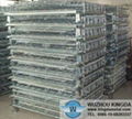 Hot dipped galvanized folding mesh container 2