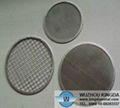 Stainless wire mesh filter disc with