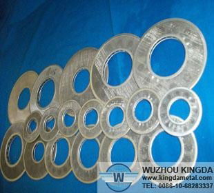 Stainless wire mesh filter disc with edge 2