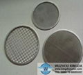 Stainless woven filter disc