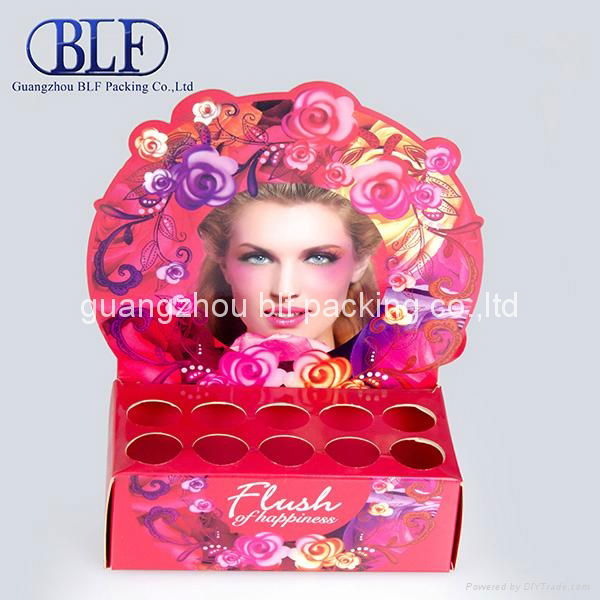 hot stamping logo 350g art paper printed Paper box with PVC window (BLF-PBO001） 2