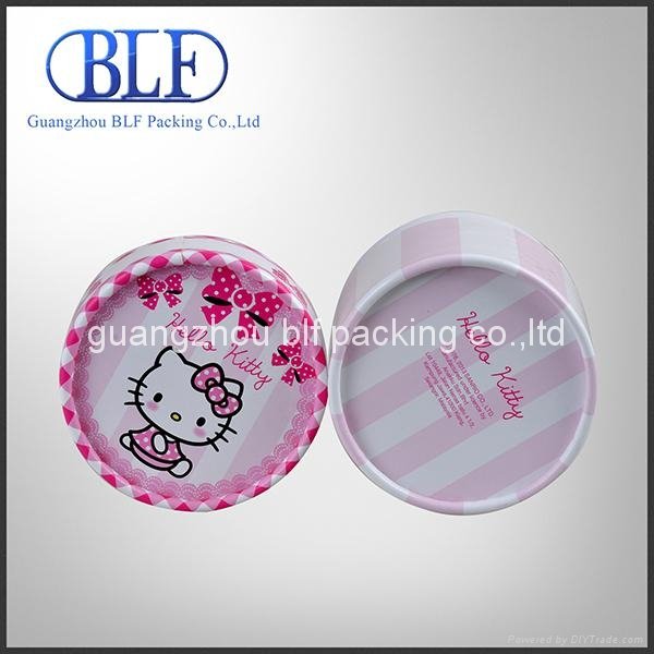 paper cardboard printed round gift boxes wholesale(BLF-GB001) 2