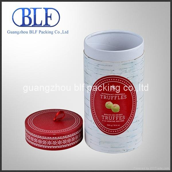 paper cardboard printed round gift boxes wholesale(BLF-GB001)