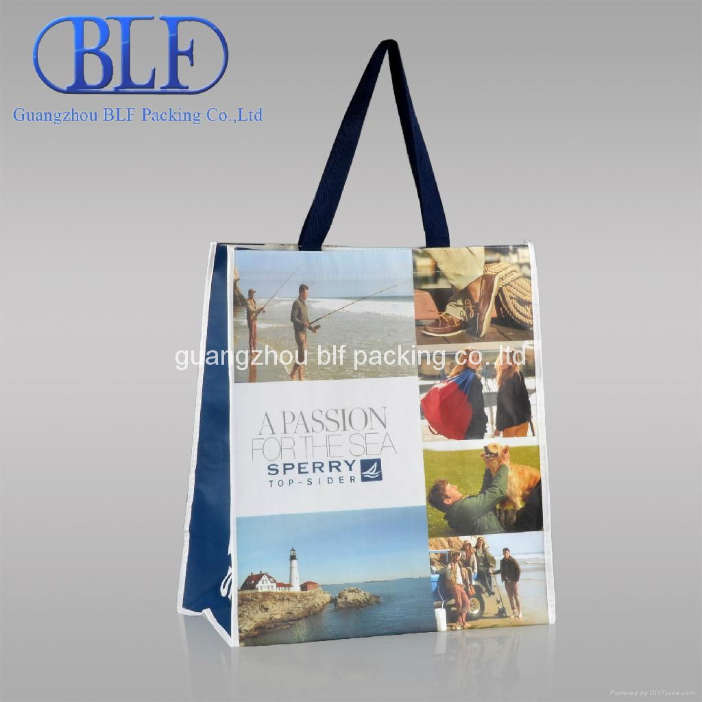 PP laminated printed non woven shopping bag 3