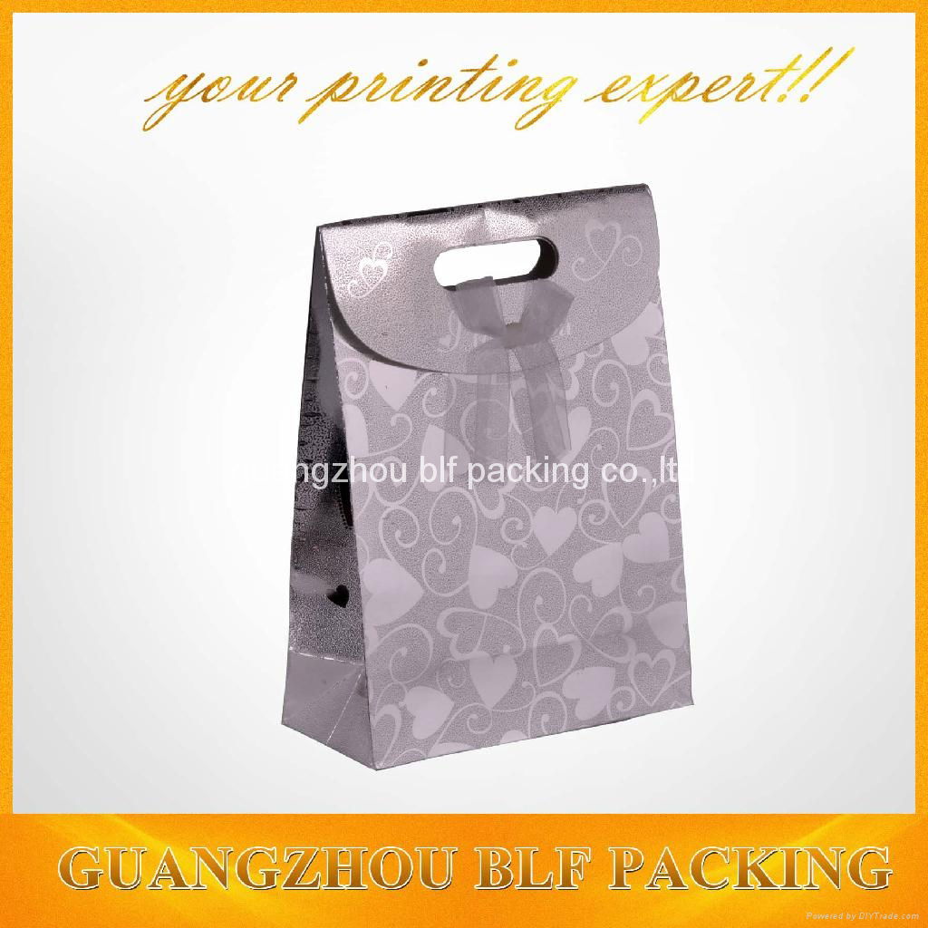 custom printed small paper gift boxes with ribbon+velcro closure  3