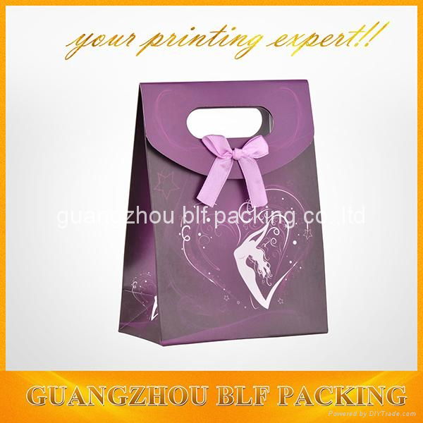 custom printed small paper gift boxes with ribbon+velcro closure  5