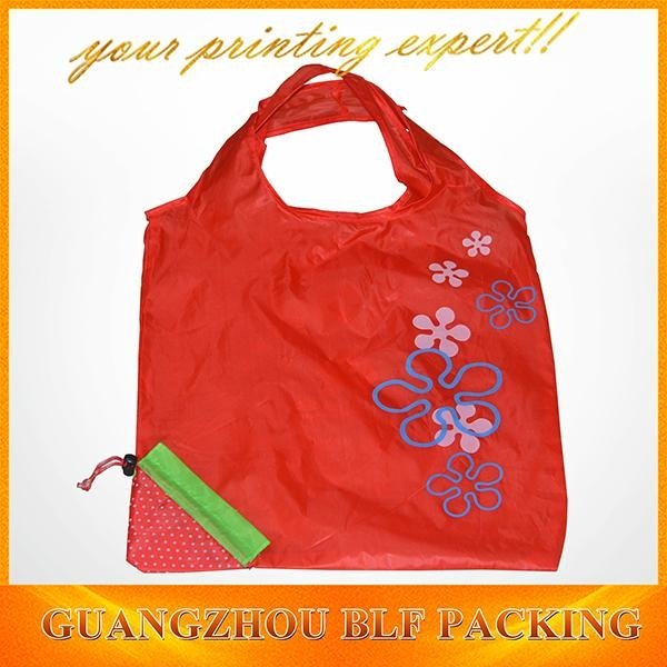 38x50cm custom fashion foldable nylon shopping bag 